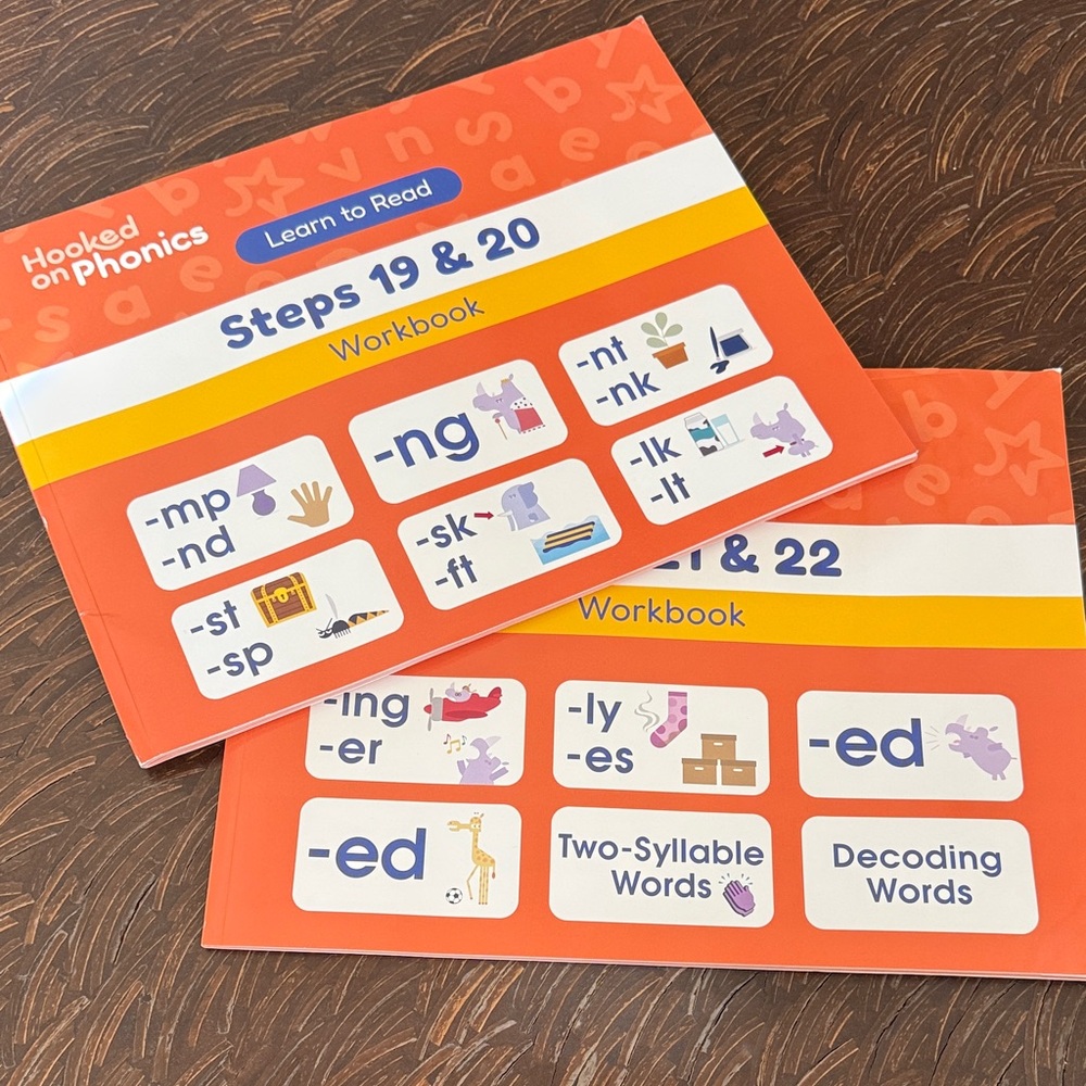 Hooked on Phonics Steps 19-22